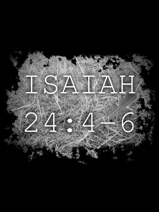 Обложка Isaiah 24:4-6