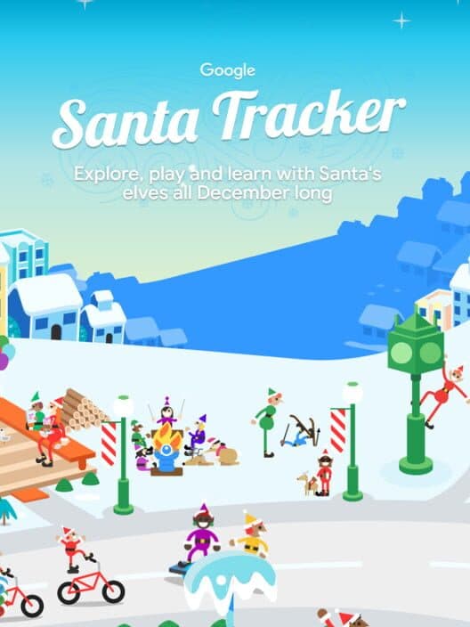 Обложка Google Santa Tracker