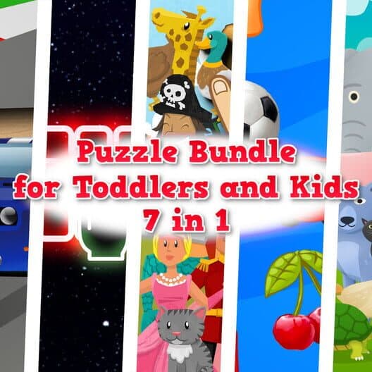 Обложка Puzzle Bundle for Toddlers and Kids: 7 in 1