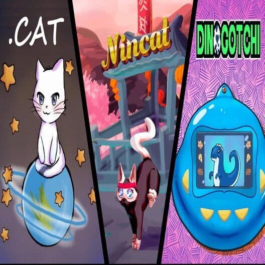Обложка .Cat Nincat Dinogotchi