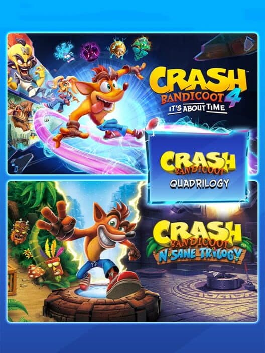 Обложка Crash Bandicoot: Quadrilogy Bundle