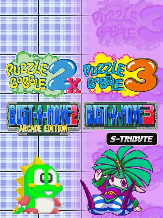 Обложка Puzzle Bobble 2X/Bust-A-Move 2: Arcade Edition & Puzzle Bobble 3/Bust-A-Move 3: S-Tribute