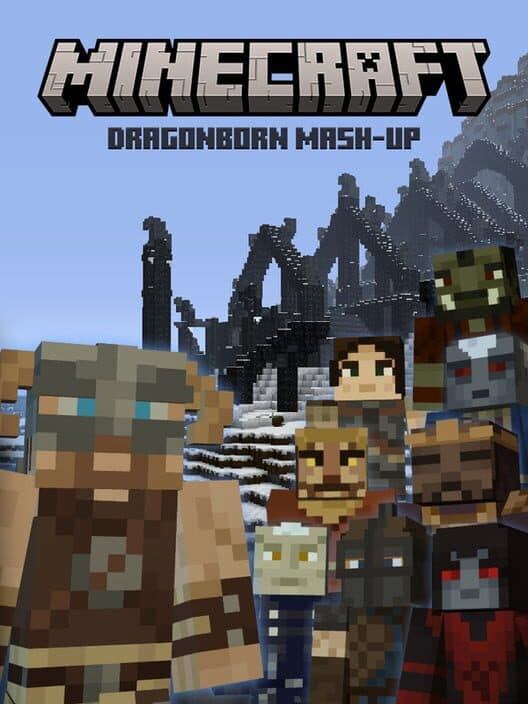 Обложка Minecraft: Dragonborn Mash-up
