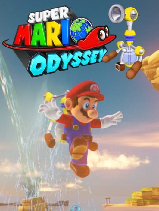 Обложка Super Mario Odyssey F.L.U.D.D.