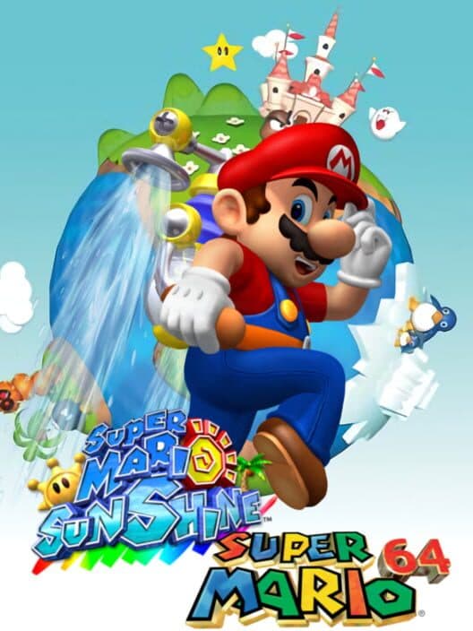Обложка Super Mario Sunshine in Super Mario 64