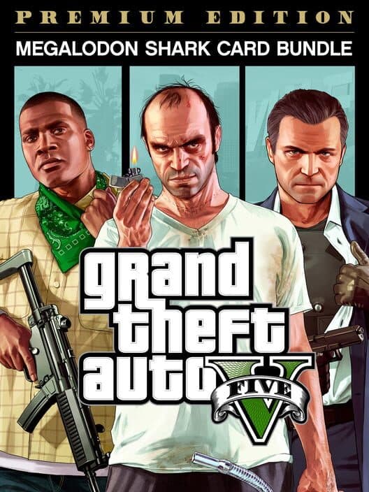 Обложка Grand Theft Auto V: Premium Edition & Megalodon Shark Card Bundle