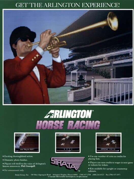 Обложка Arlington Horse Racing