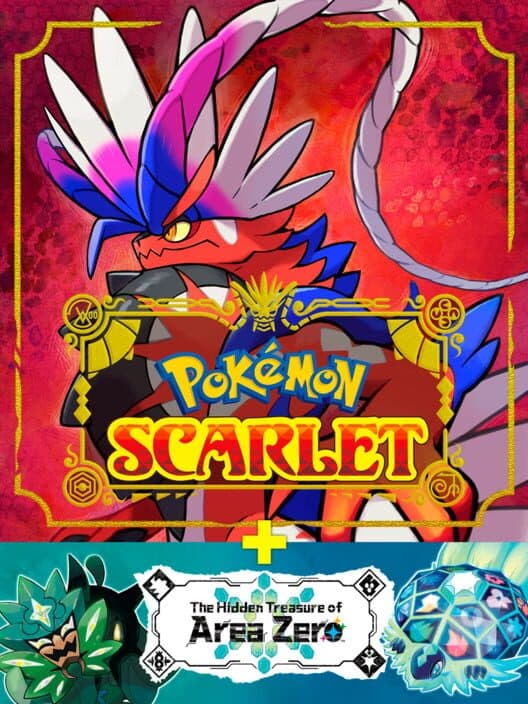Обложка Pokémon Scarlet + The Hidden Treasure of Area Zero