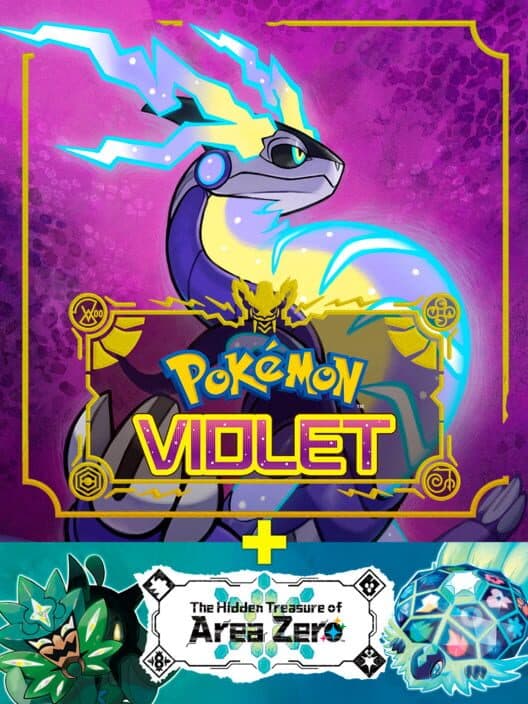 Обложка Pokémon Violet + The Hidden Treasure of Area Zero