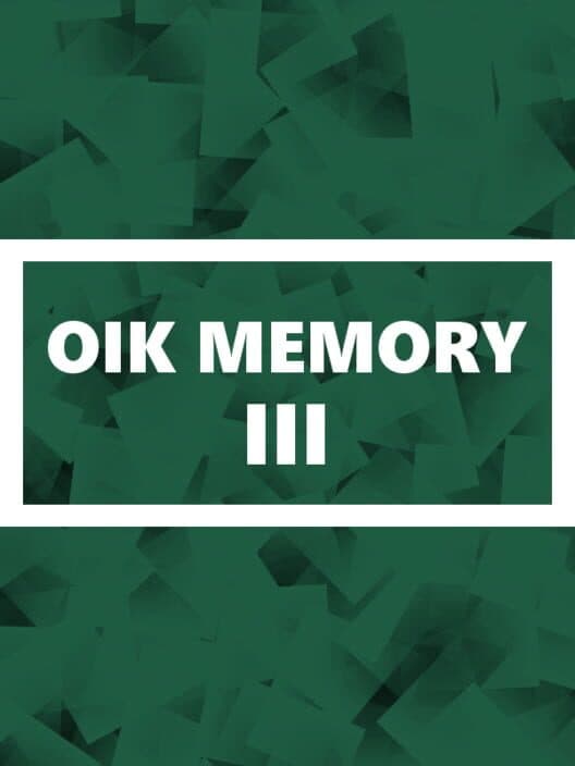 Обложка Oik Memory 3