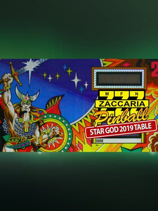 Обложка Zaccaria Pinball: Star God 2019 Table