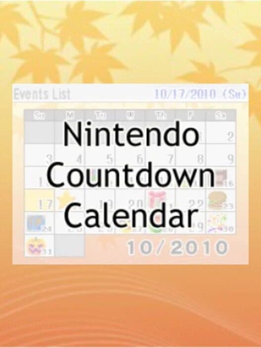 Обложка Nintendo Countdown Calendar