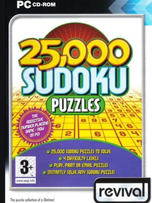 Обложка 25,000 Sudoku Puzzles