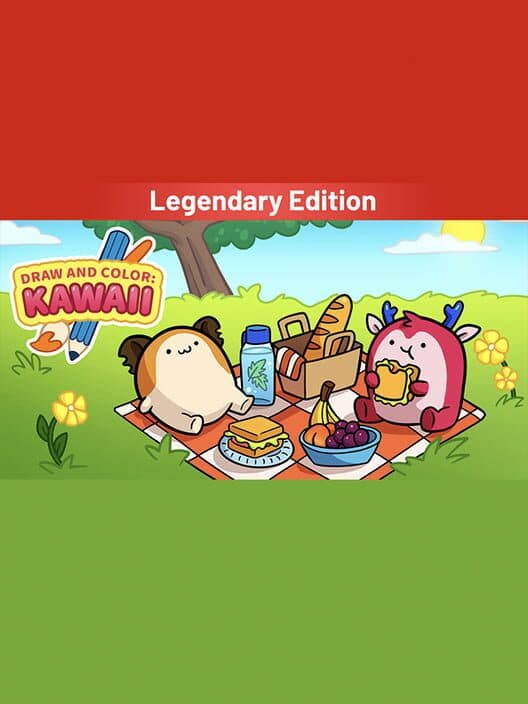Обложка Draw and Color: Kawaii - Legendary Edition