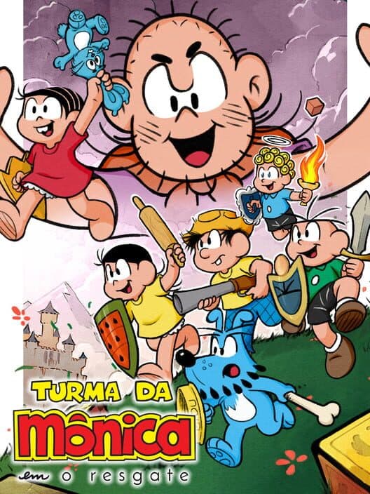 Обложка Turma da Mônica em O Resgate