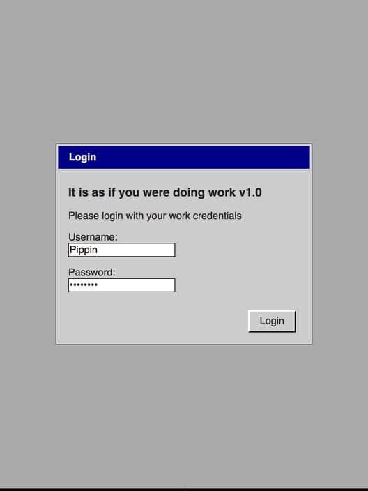 Обложка It Is As if You Were Doing Work