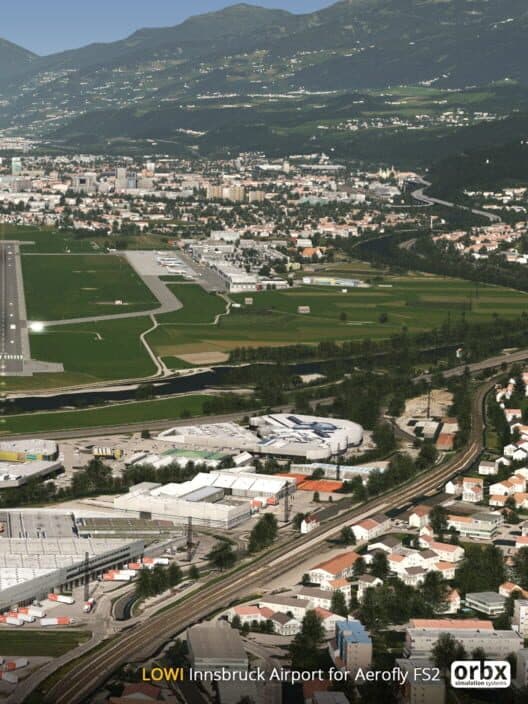 Обложка Aerofly FS 2 Flight Simulator: Orbx - Innsbruck Airport