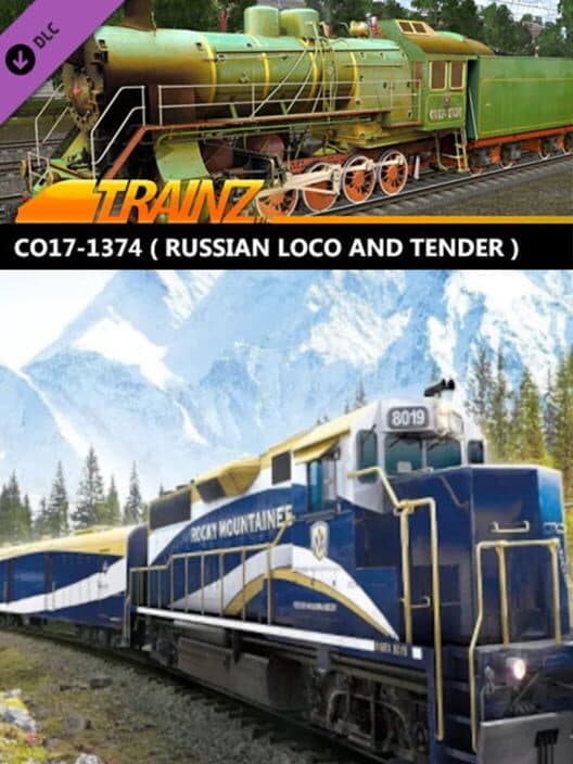 Обложка Trainz Railroad Simulator 2019: CO17-1374 Russian Loco and Tender