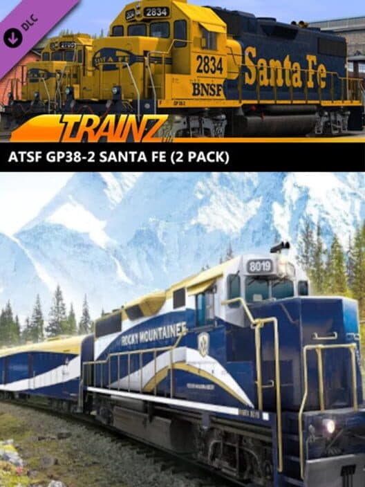 Обложка Trainz Railroad Simulator 2019: ATSF GP38-2 Santa FE