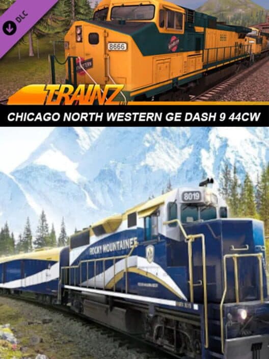 Обложка Trainz Railroad Simulator 2019: Chicago North Western GE Dash 9 44CW