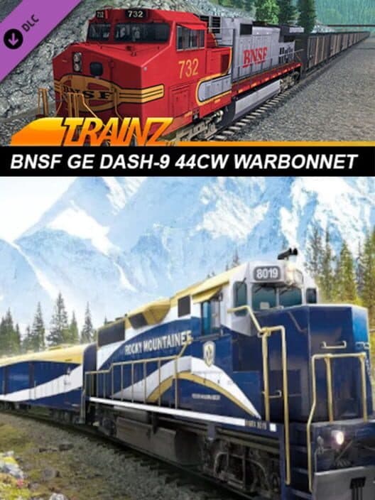 Обложка Trainz Railroad Simulator 2019: BNSF GE Dash-9 44CW Warbonnet