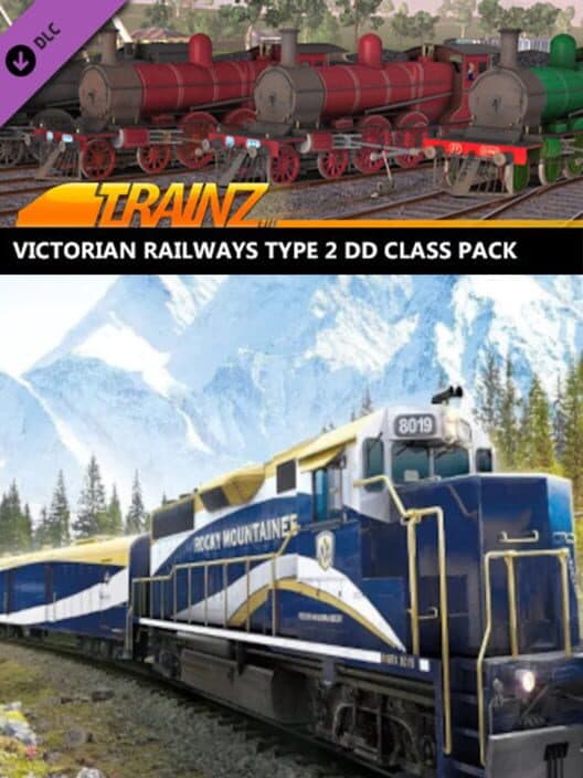 Обложка Trainz Railroad Simulator 2019: Victorian Railways Type 2 DD Class Pack