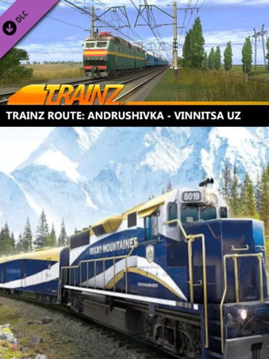 Обложка Trainz Railroad Simulator 2019: Andrushivka - Vinnitsa UZ