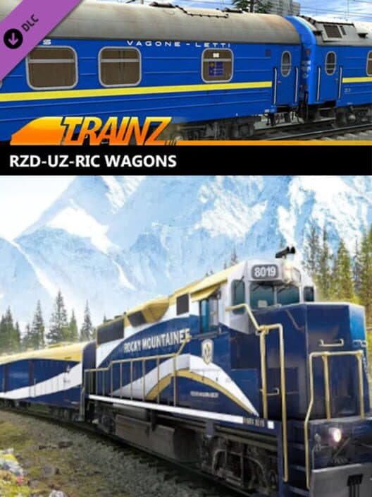 Обложка Trainz Railroad Simulator 2019: RZD-UZ-RIC Wagons
