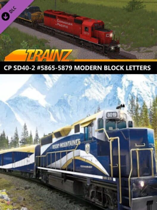 Обложка Trainz Railroad Simulator 2019: CP SD40-2 #5865-5879 Modern Block Letters