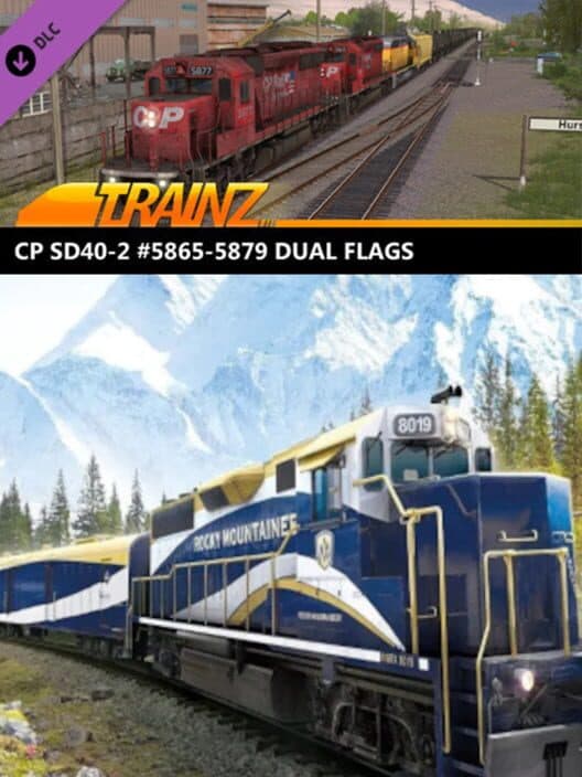 Обложка Trainz Railroad Simulator 2019: CP SD40-2 #5865-5879 Dual Flags