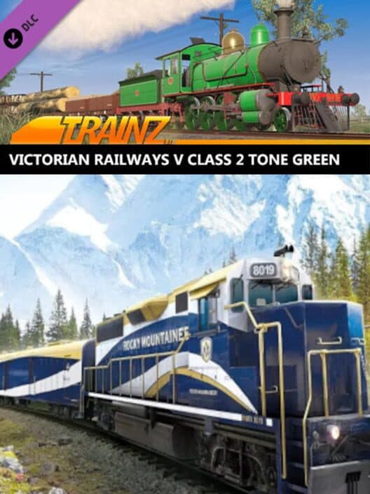 Обложка Trainz Railroad Simulator 2019: Victorian Railways V Class 2 Tone Green