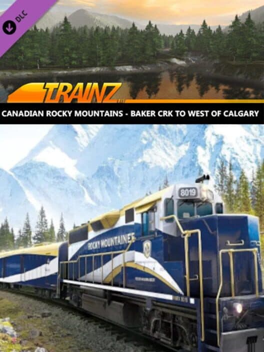 Обложка Trainz Railroad Simulator 2019: Canadian Rocky Mountains Baker Crk to West of Calgary