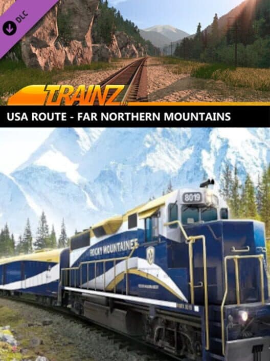 Обложка Trainz Railroad Simulator 2019: USA Route - Far Northern Mountains