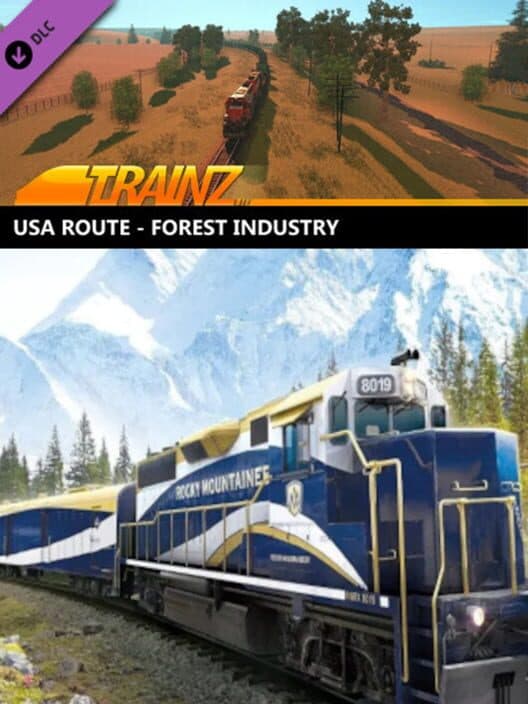 Обложка Trainz Railroad Simulator 2019: USA Route - Forest Industry