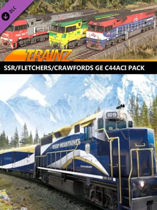 Обложка Trainz Railroad Simulator 2019: SSR Fletchers Crawfords GE C44aci Pack