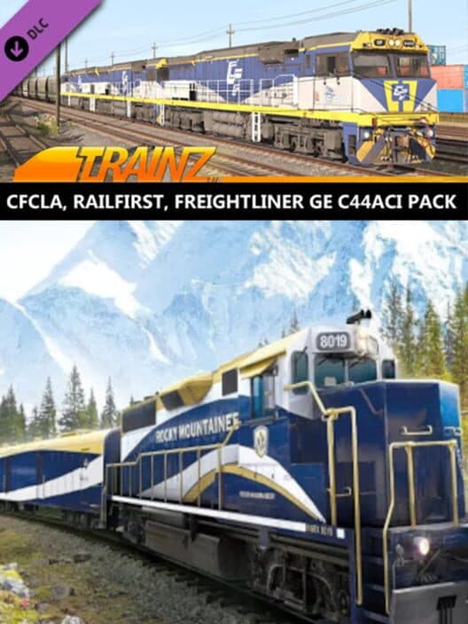 Обложка Trainz Railroad Simulator 2019: CFCLA, RailFirst, Freightliner GE C44aci Pack