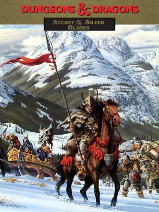 Обложка Advanced Dungeons & Dragons: Secret of the Silver Blades