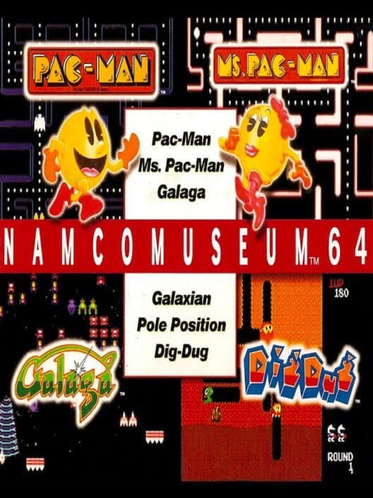 Обложка Namco Museum 64