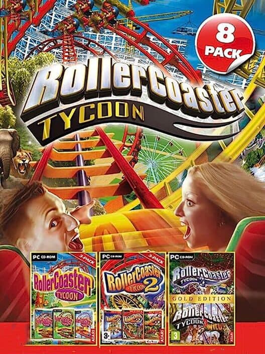 Обложка RollerCoaster Tycoon 8 pack