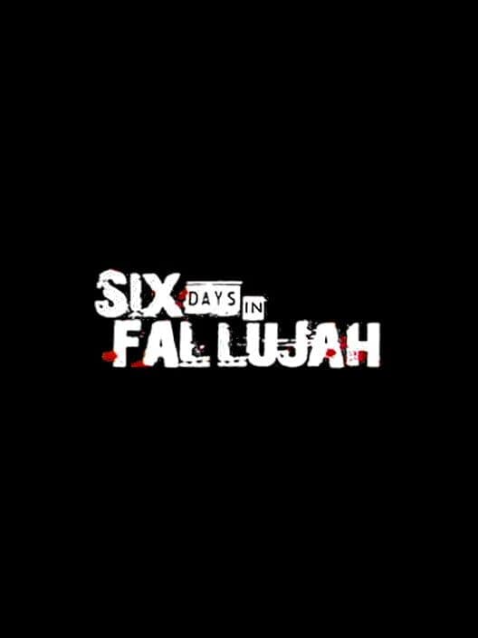 Обложка Six Days in Fallujah