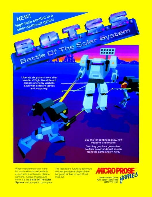 Обложка B.O.T.S.S.: Battle of the Solar System