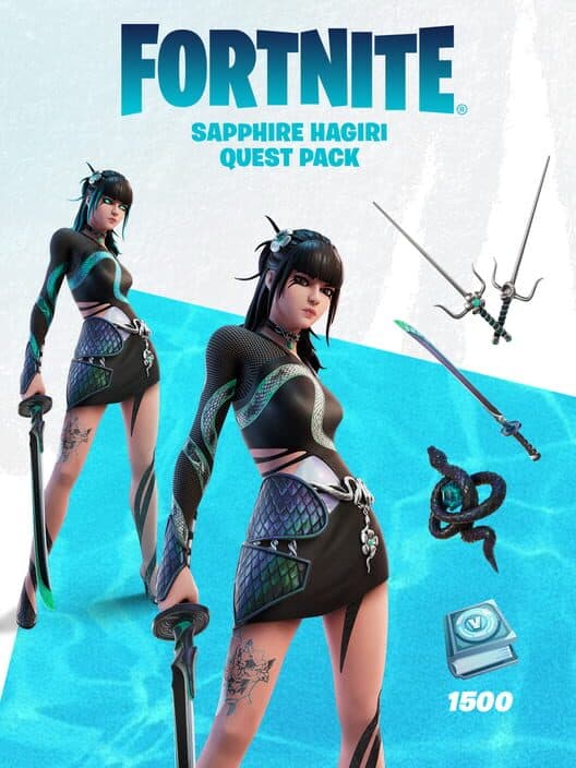 Обложка Fortnite: Sapphire Hagiri Quest Pack