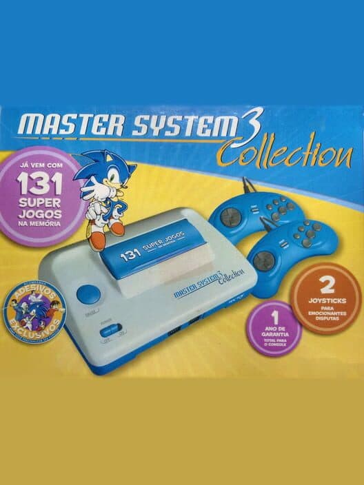 Обложка Master System 3 Collection: 131 Super Jogos na Memória