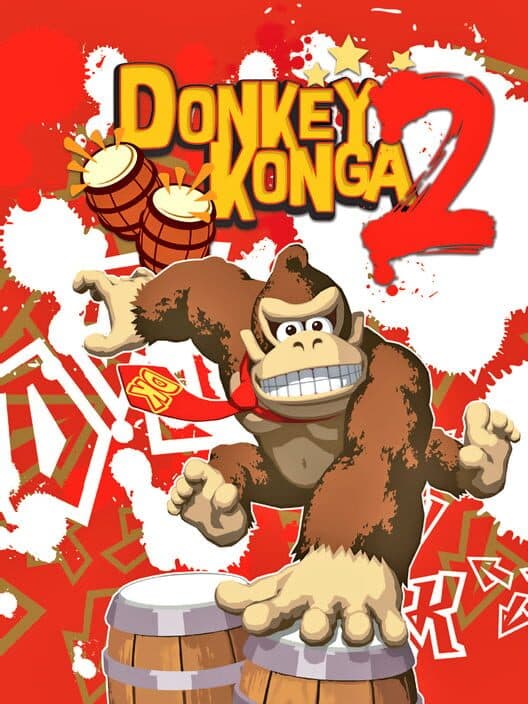 Обложка Donkey Konga 2