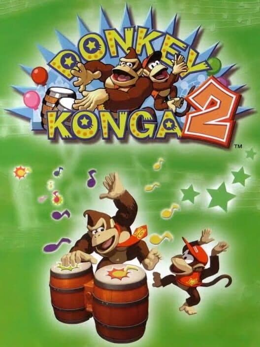 Обложка Donkey Konga 2