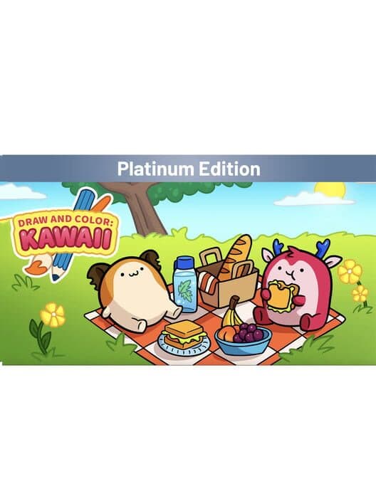 Обложка Draw and Color: Kawaii - Platinum Edition