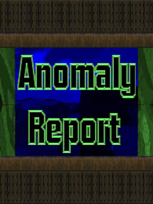 Обложка Anomaly Report