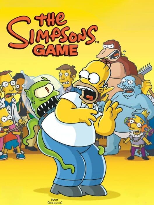 Обложка The Simpsons Game