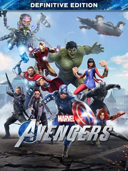 Обложка Marvel's Avengers Definitive Edition