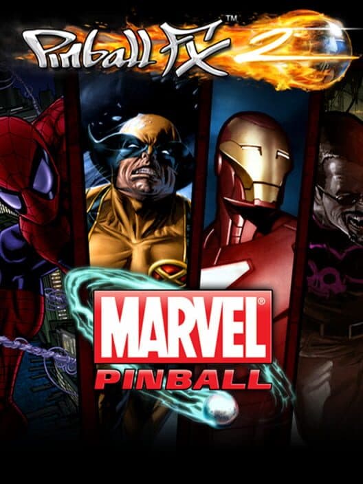 Обложка Pinball FX2: Marvel Pinball